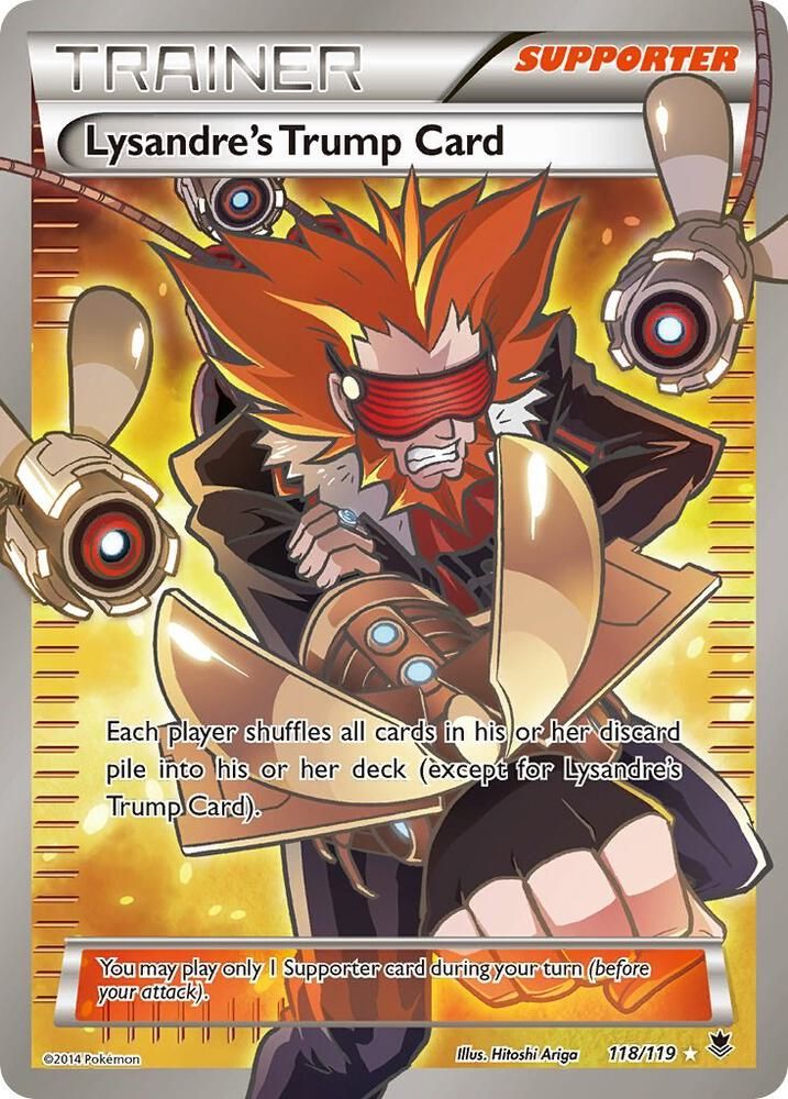 Lysandres Trump Card 118 Full Art - XY - Phantom Forces Real Time