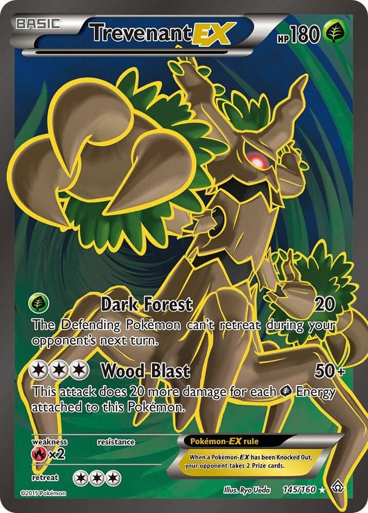 Trevenant EX 145 Full Art - XY - Primal Clash Real Time Price Data.