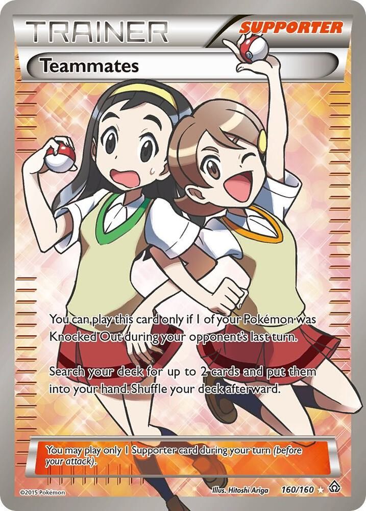 Teammates 160 Full Art - XY - Primal Clash Real Time Price Data.