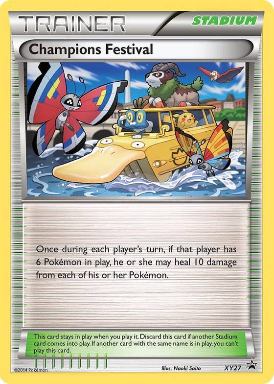 Champions Festival XY27 2014 - XY Promos Real Time Price Data. Champions Festival XY27 2014 - XY Promos Real Time Price Data.