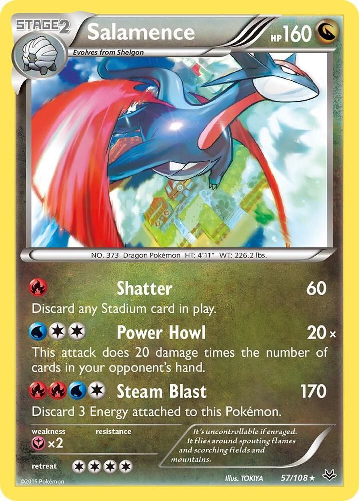 Salamence - XY - Roaring Skies Real Time Price Data.