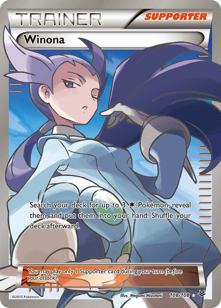winona pokemon card PSA 9 Winona Full Art main image 0