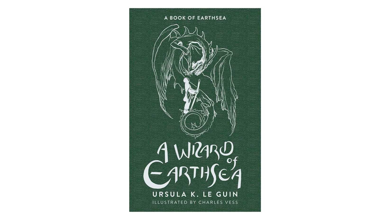 A Wizard of Earthsea (The Earthsea Cycle) by Ursula K. Le Guin book cover on a white background