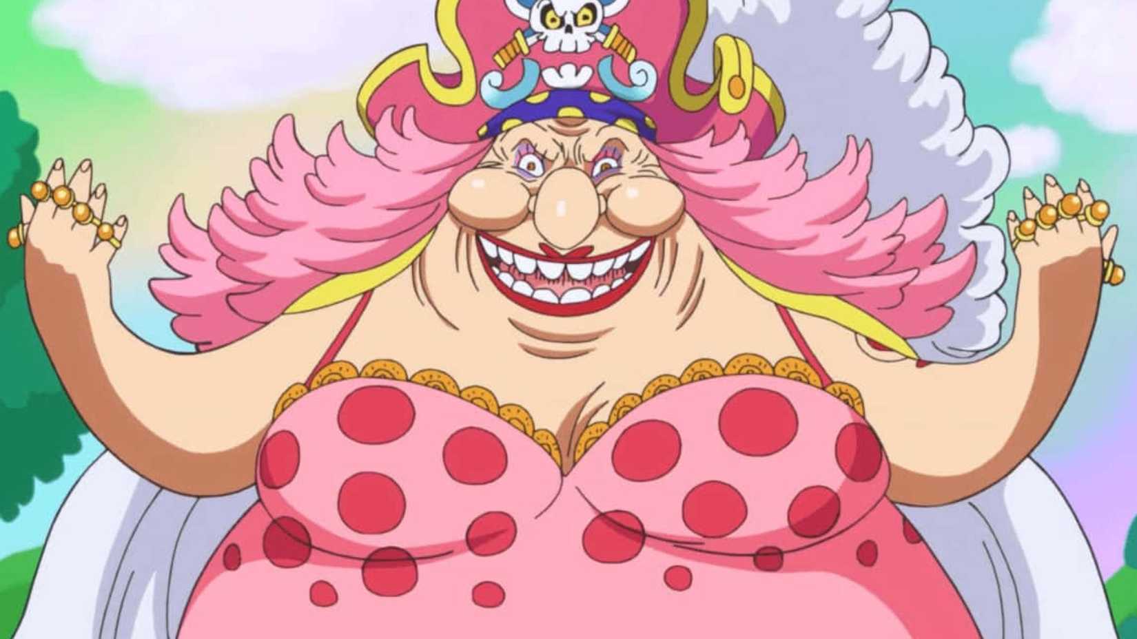Big Mom montre sa silhouette énorme dans One Piece