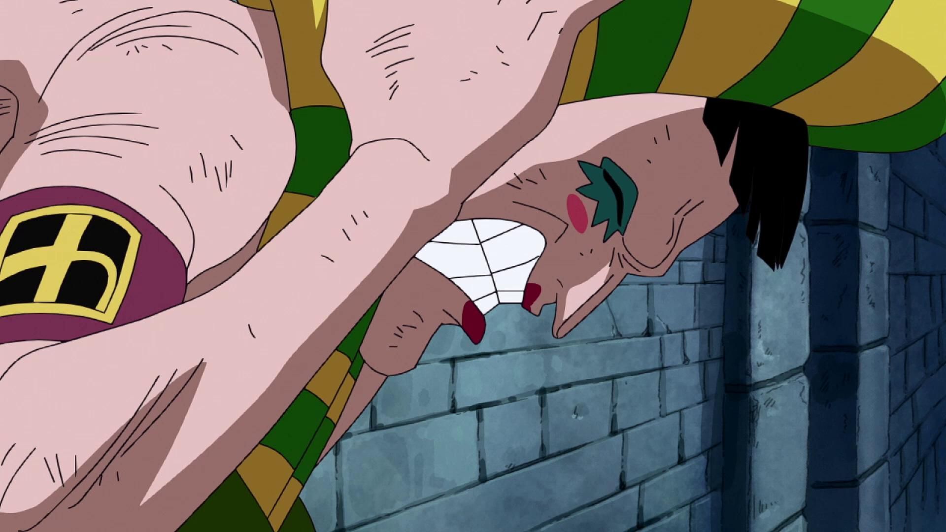 Bon Kurei ou Bentham se pencha et se boucha les oreilles à Impel Down dans One Piece