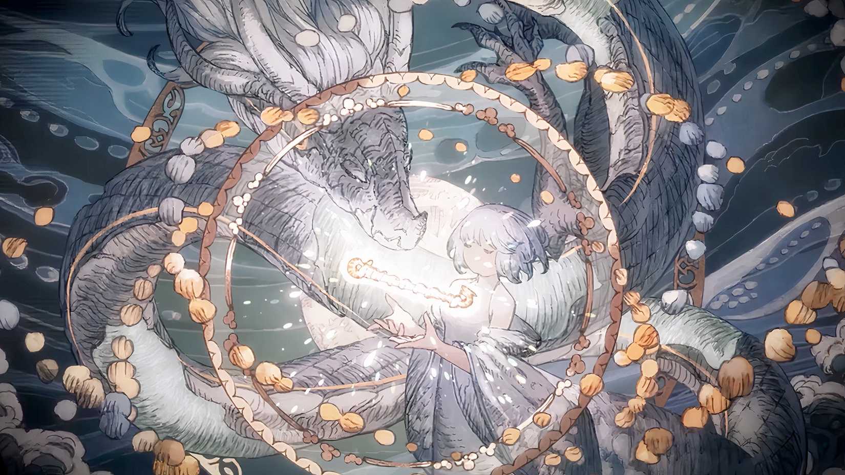 Yoru accepts the magic flute in the That Time I Got Reincarnated as a Slime film