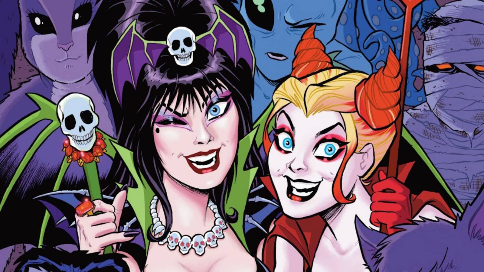 Harley Quinn's Fate is Confirmed In Elvira Crossover Comic