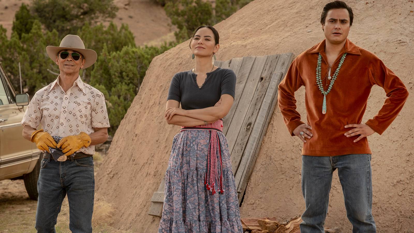 Joe Leaphorn, Bernadette Manuelito, and Jim Chee on Dark Winds