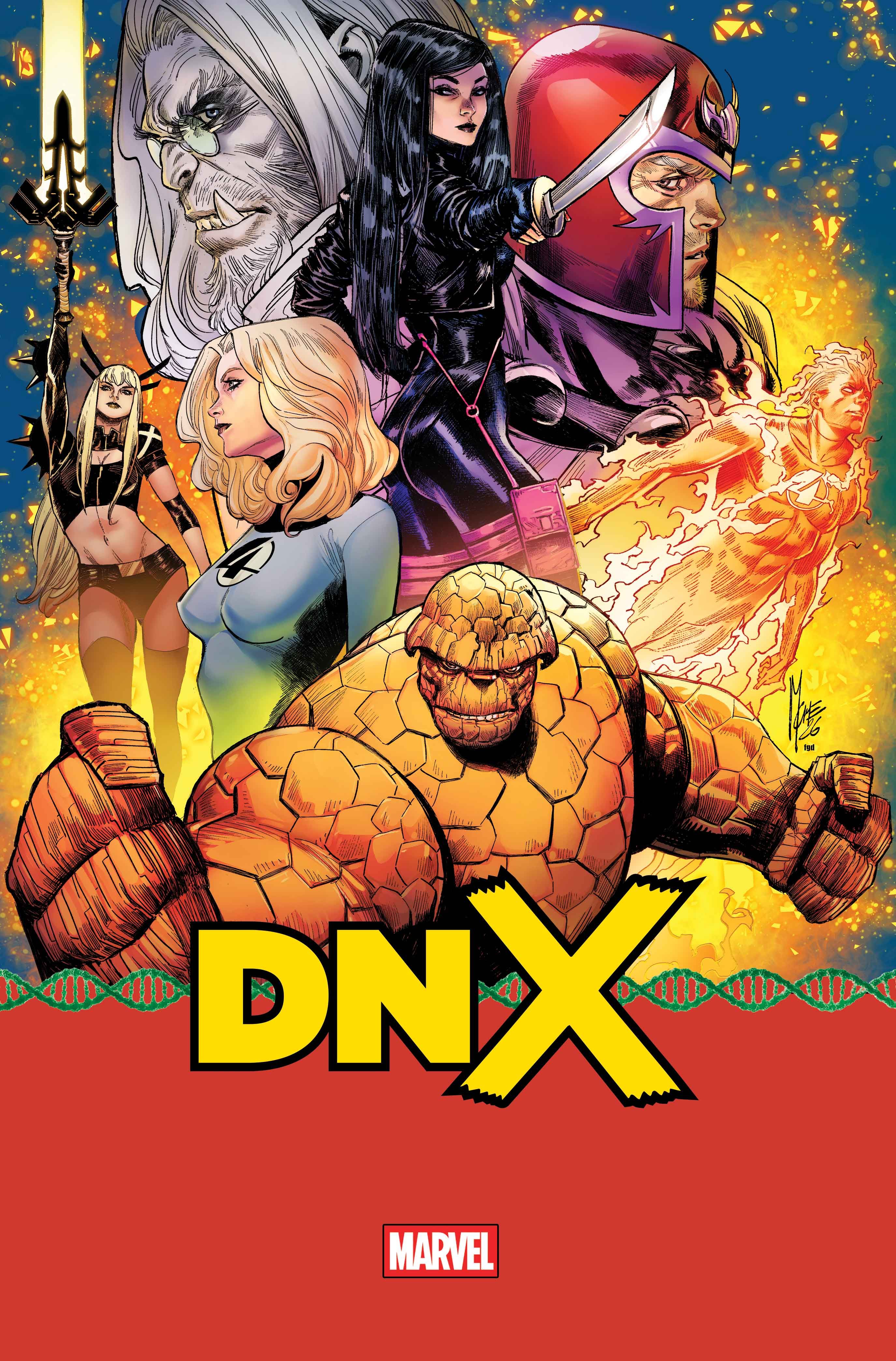 The X-Men and Fantastic Four Cross Over in the Official Marvel