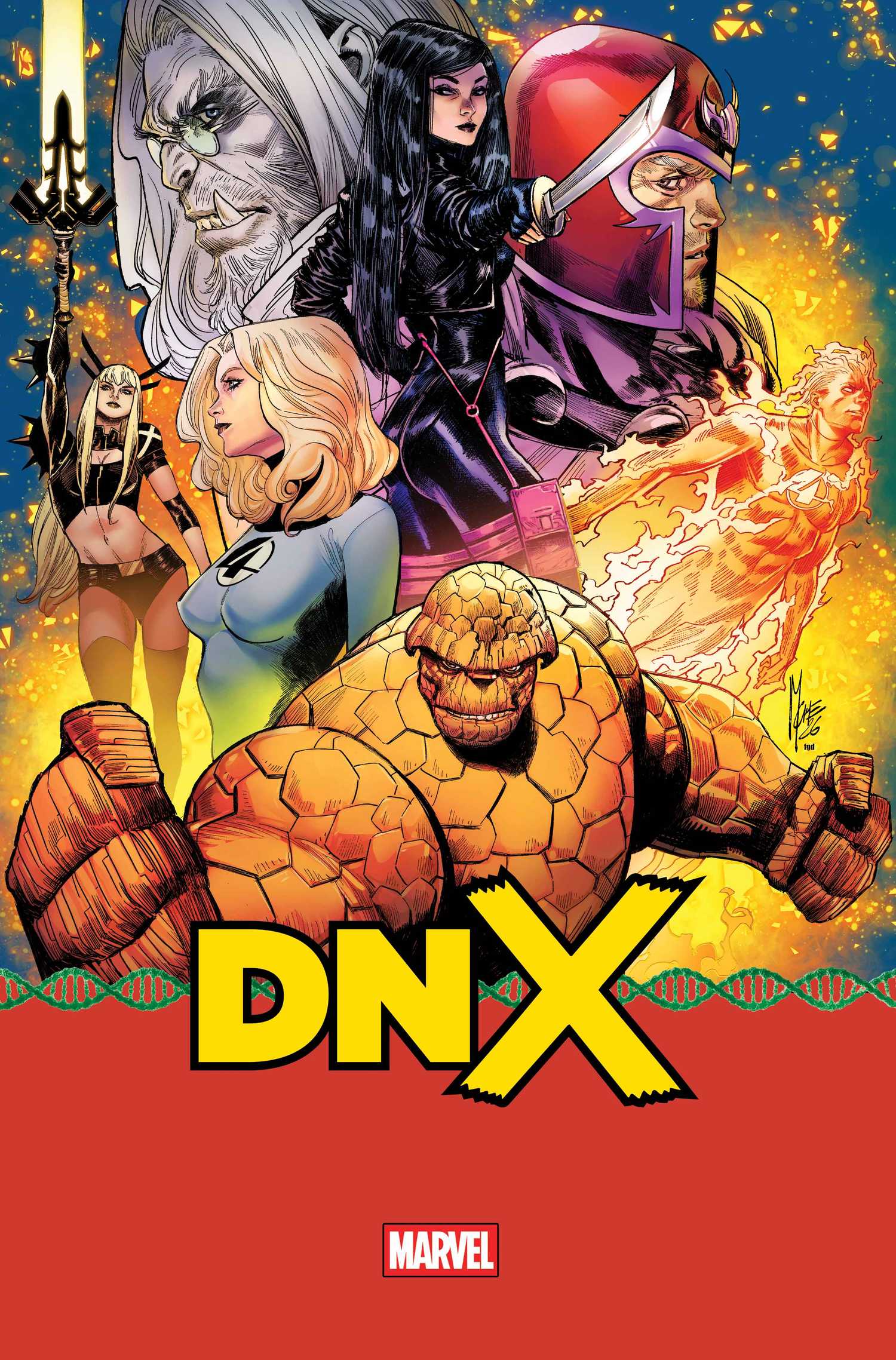 The X-Men and Fantastic Four Cross Over in the Official Marvel July ...