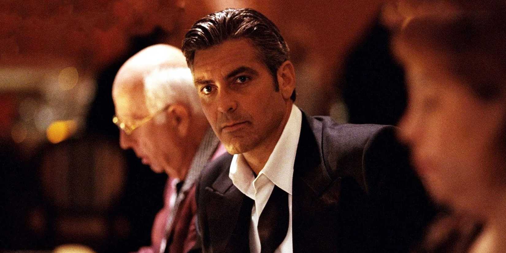 George Clooney as Danny Ocean in a tux in Ocean's Eleven