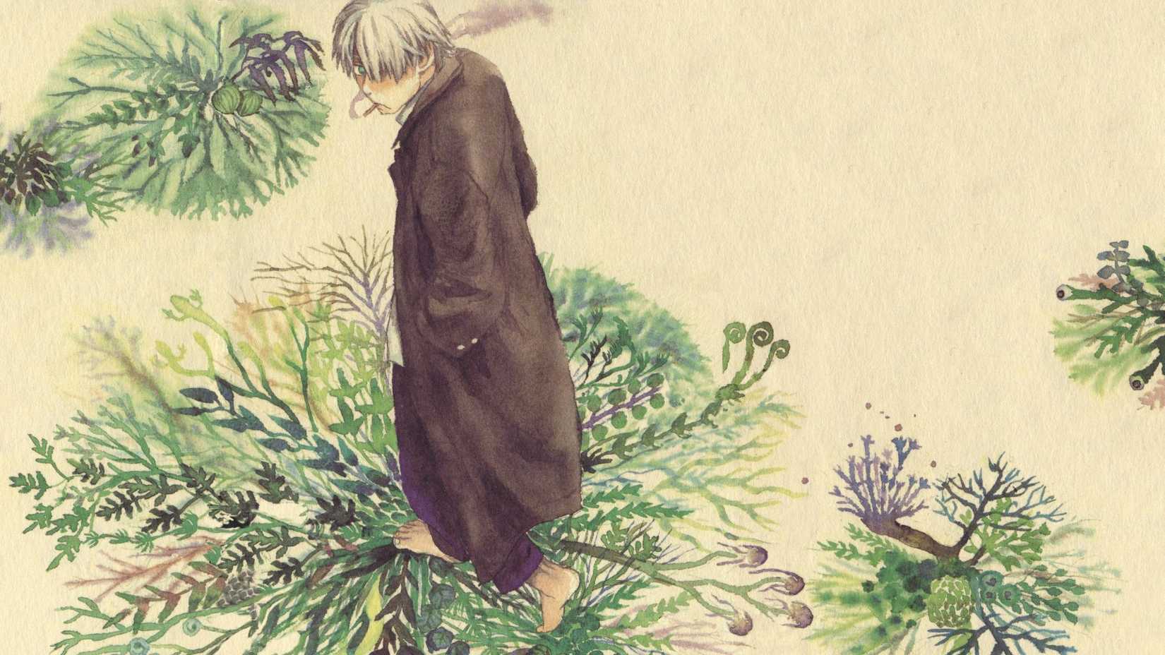 Ginko au milieu des mushi à Mushishi