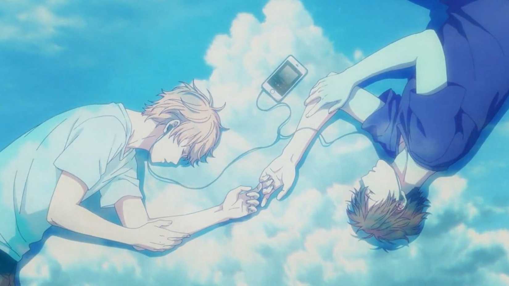 Mafuyu Satou et Ritsuka Uenoyama dans l'anime Given