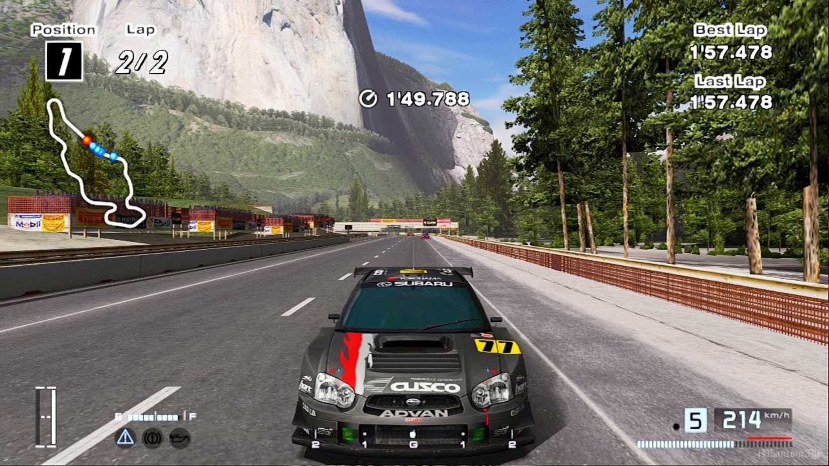 Gran Turismo 4 gameplay on the PS2