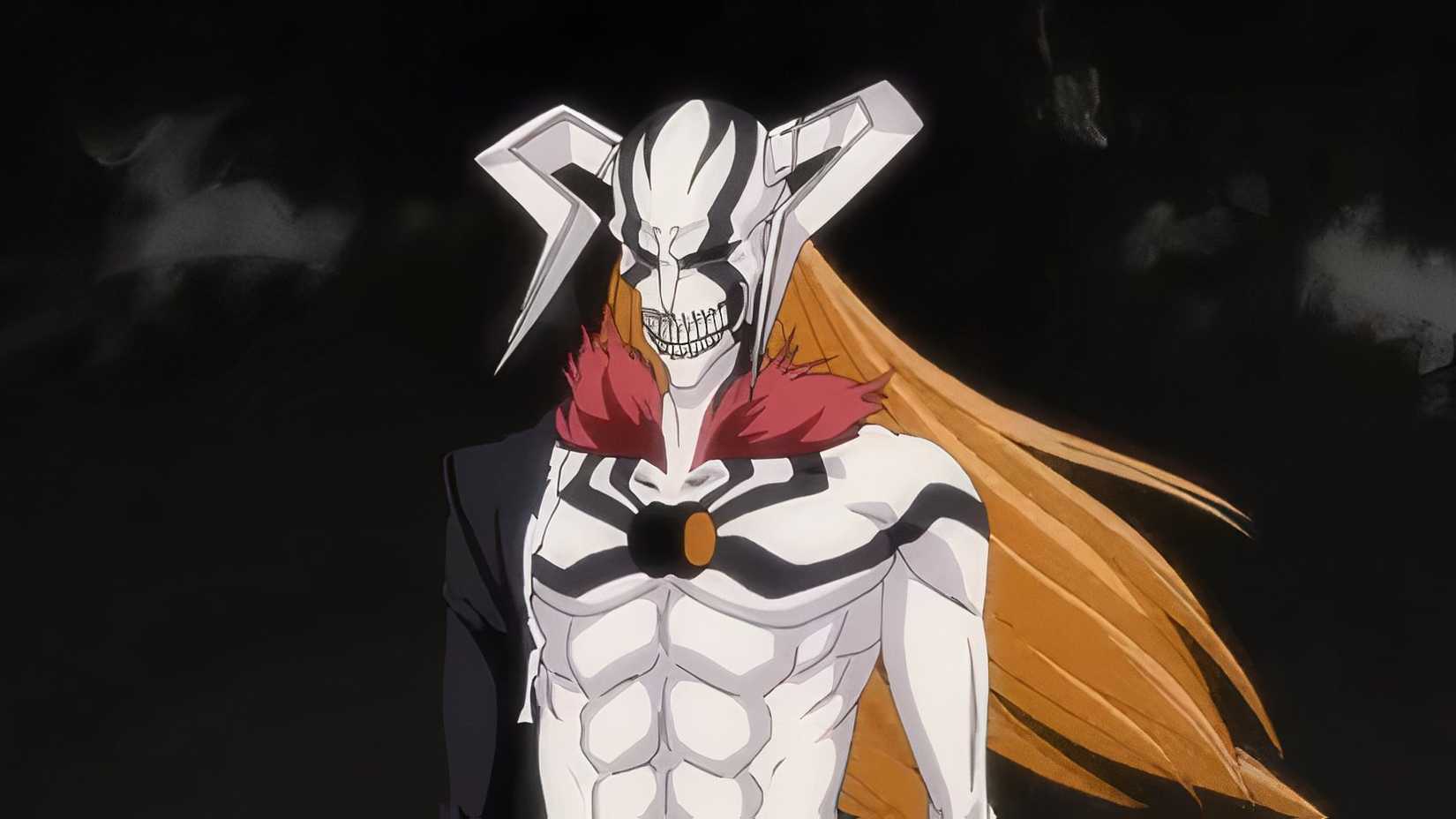 Ichigo Kurosaki sous sa forme Vasto Lorde lors de son combat avec Ulquiorra dans la série animée Bleach