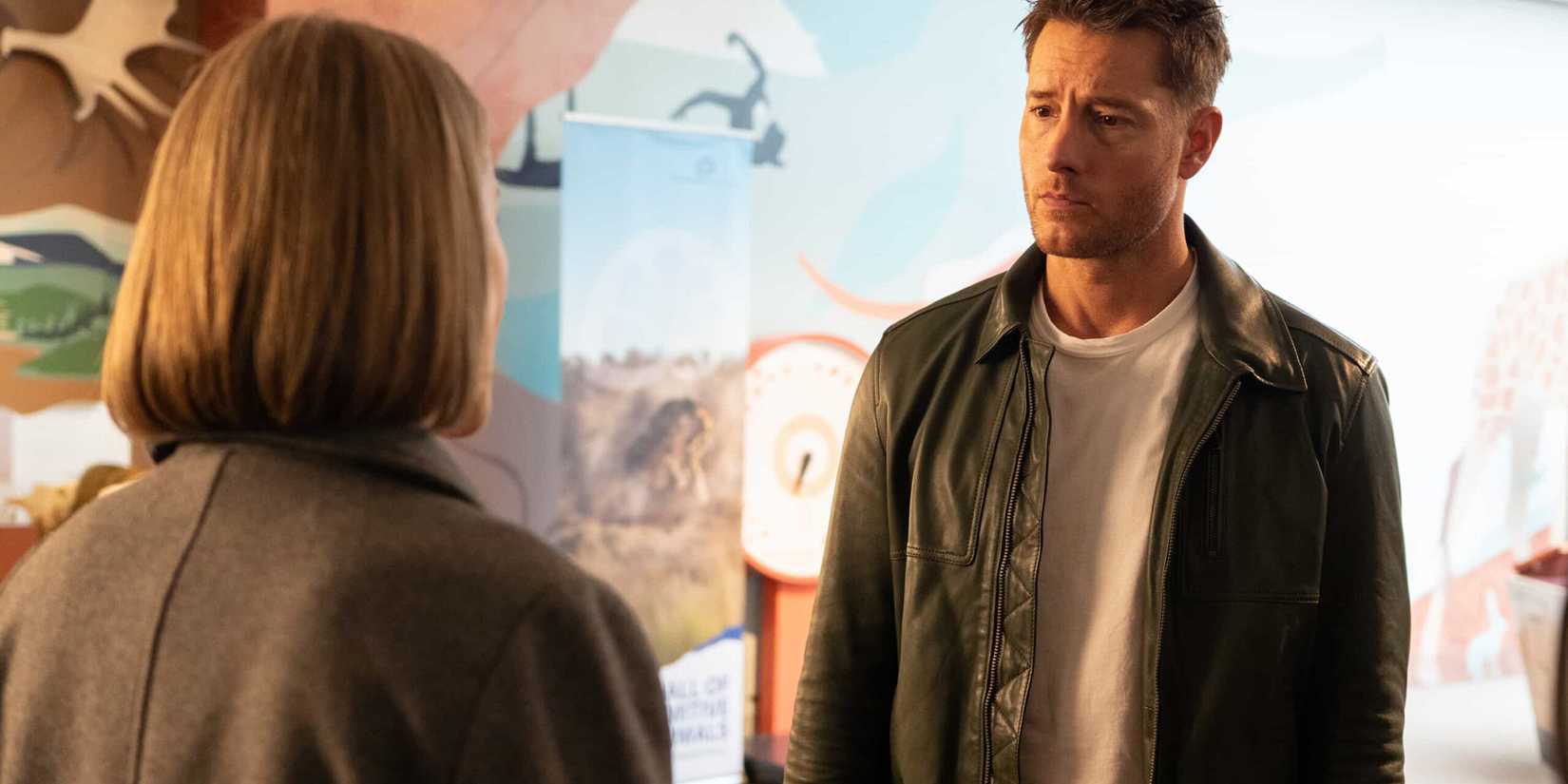 Justin Hartley as Colter Shaw in Tracker Season 3 Episode 14 The Field Trip