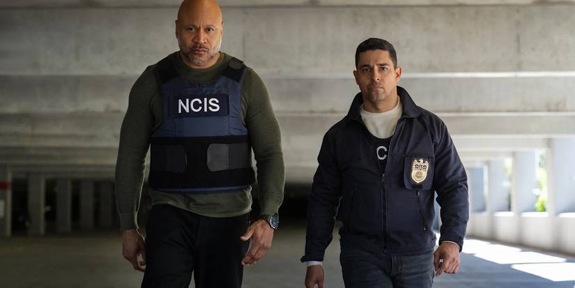 LL Cool J como Sam Hanna y Wilmer Valderrama como Nick Torres en la temporada 23 de NCIS