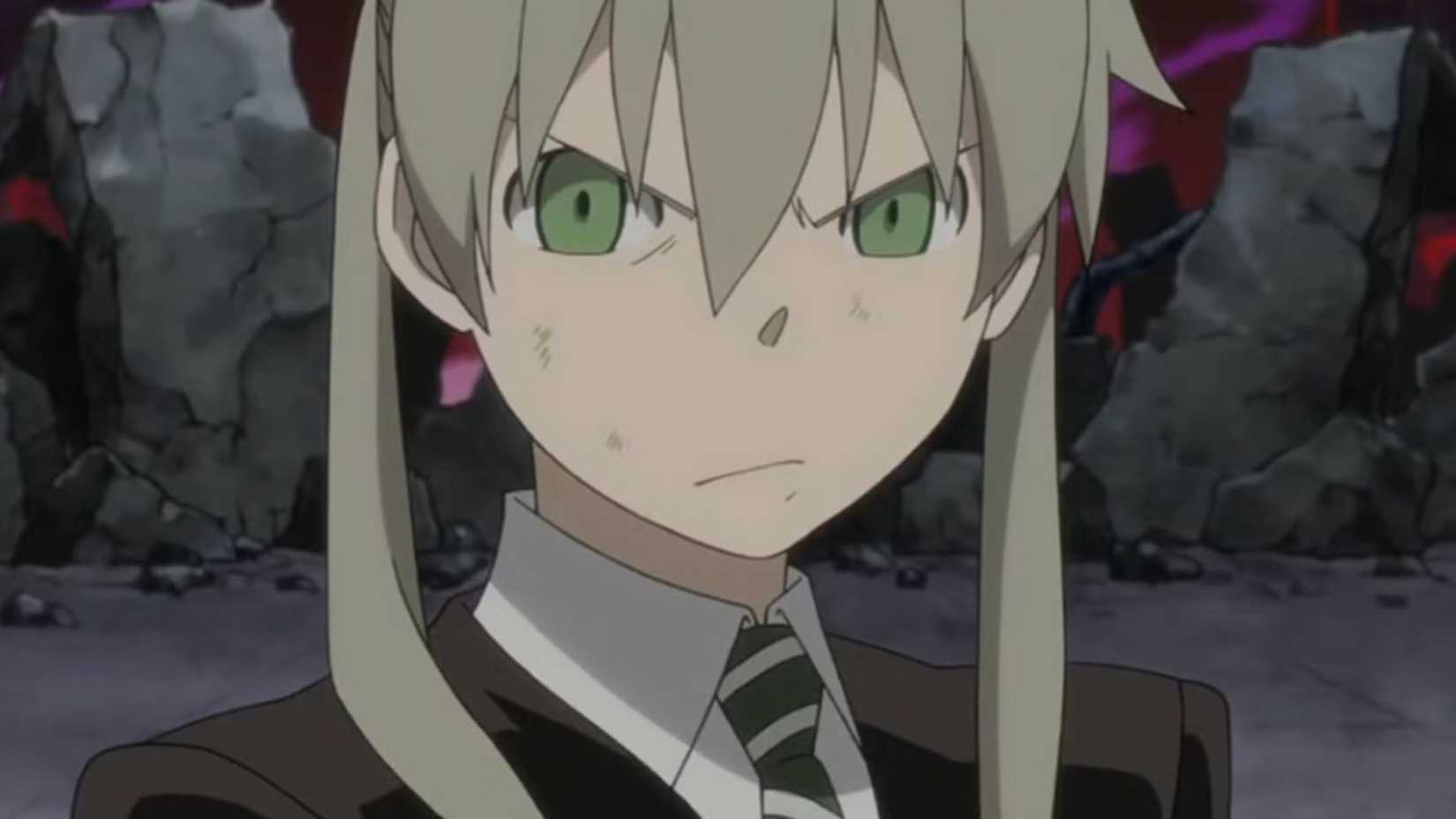 Maka combat Asura dans l'anime Soul Eater.