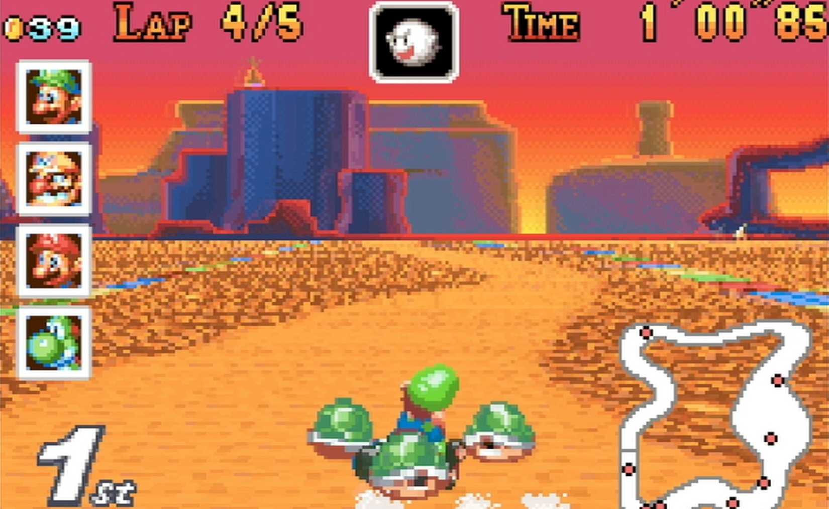 Mario Kart Super Circuit title screen