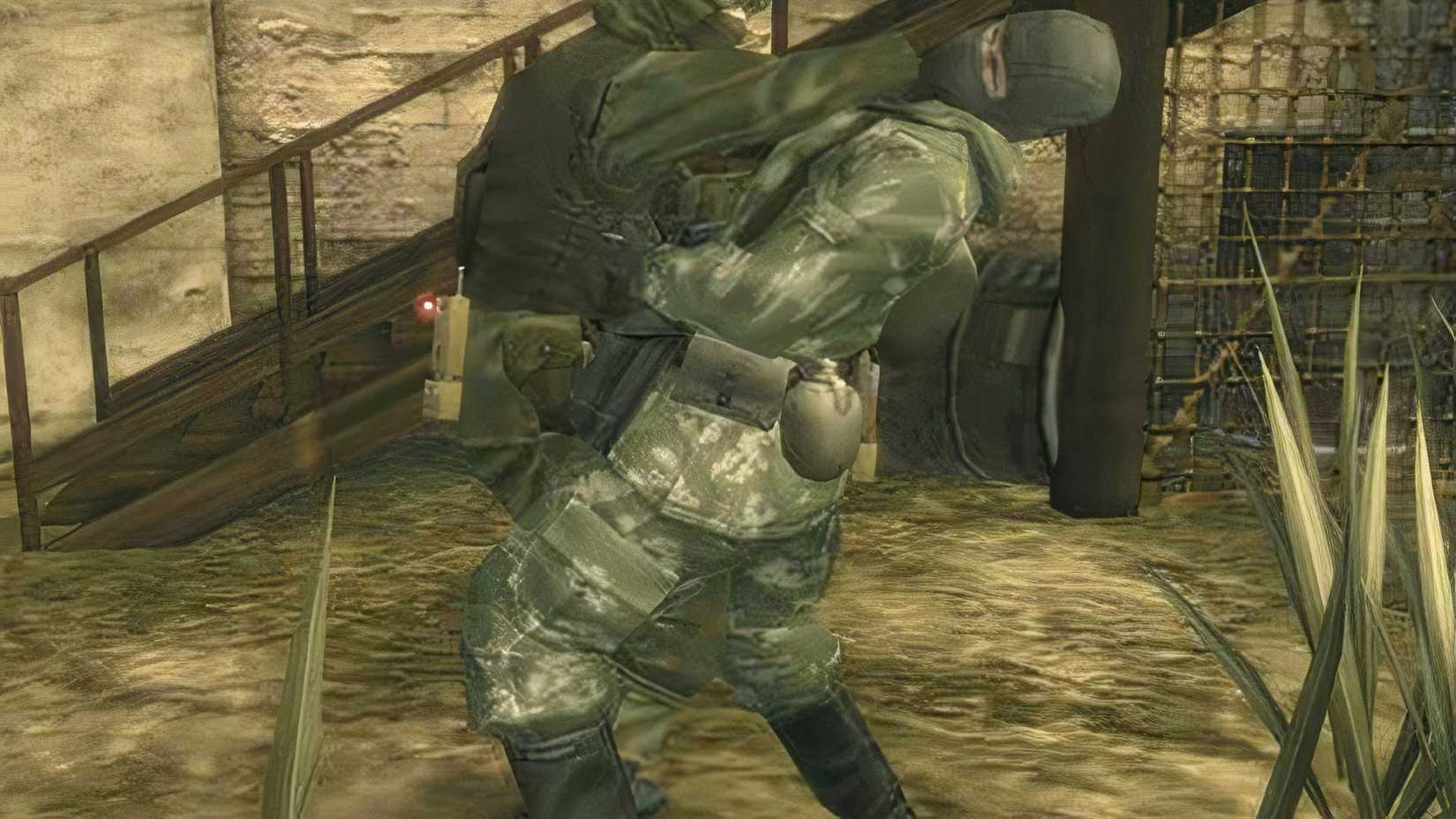 Metal Gear Solid 3 Subsistence fight scene