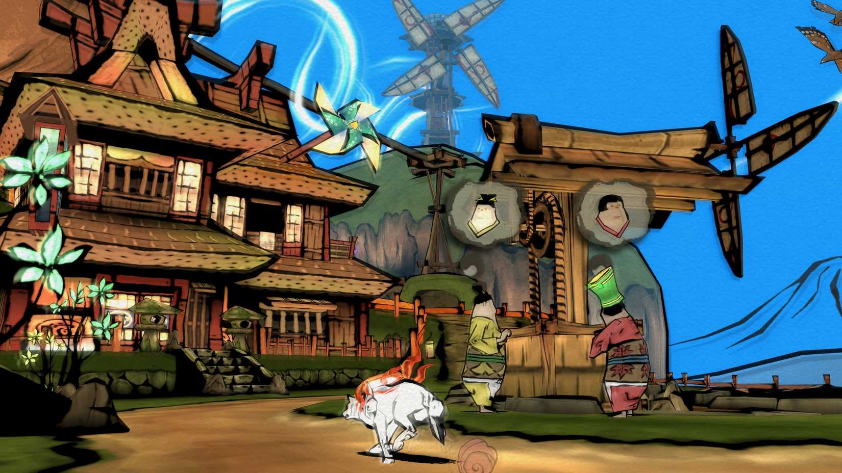 Okami on the PS2-1