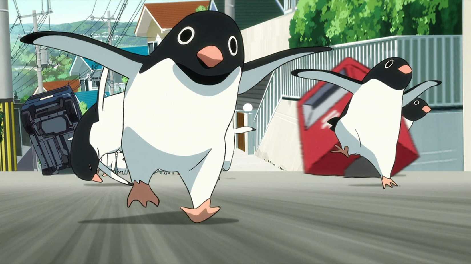 Penguins start causing a ruckus in a suburban town in Penguin Highway