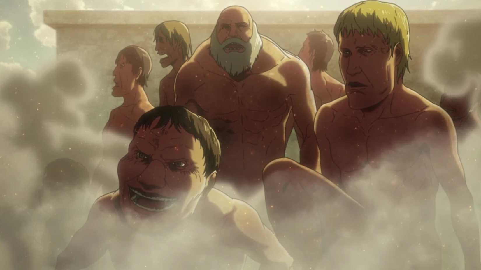 Titans appearing in Attack on Titan anime