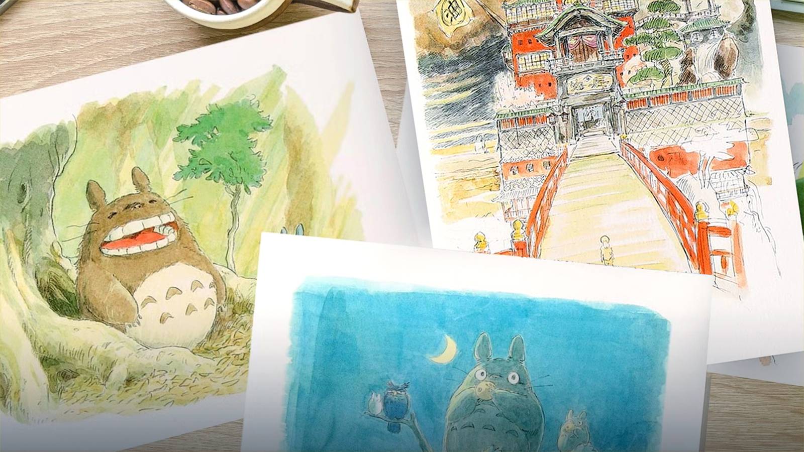 Studio Ghibli Revives Stunning Watercolor Art Series With Spirited Away, Totoro & More