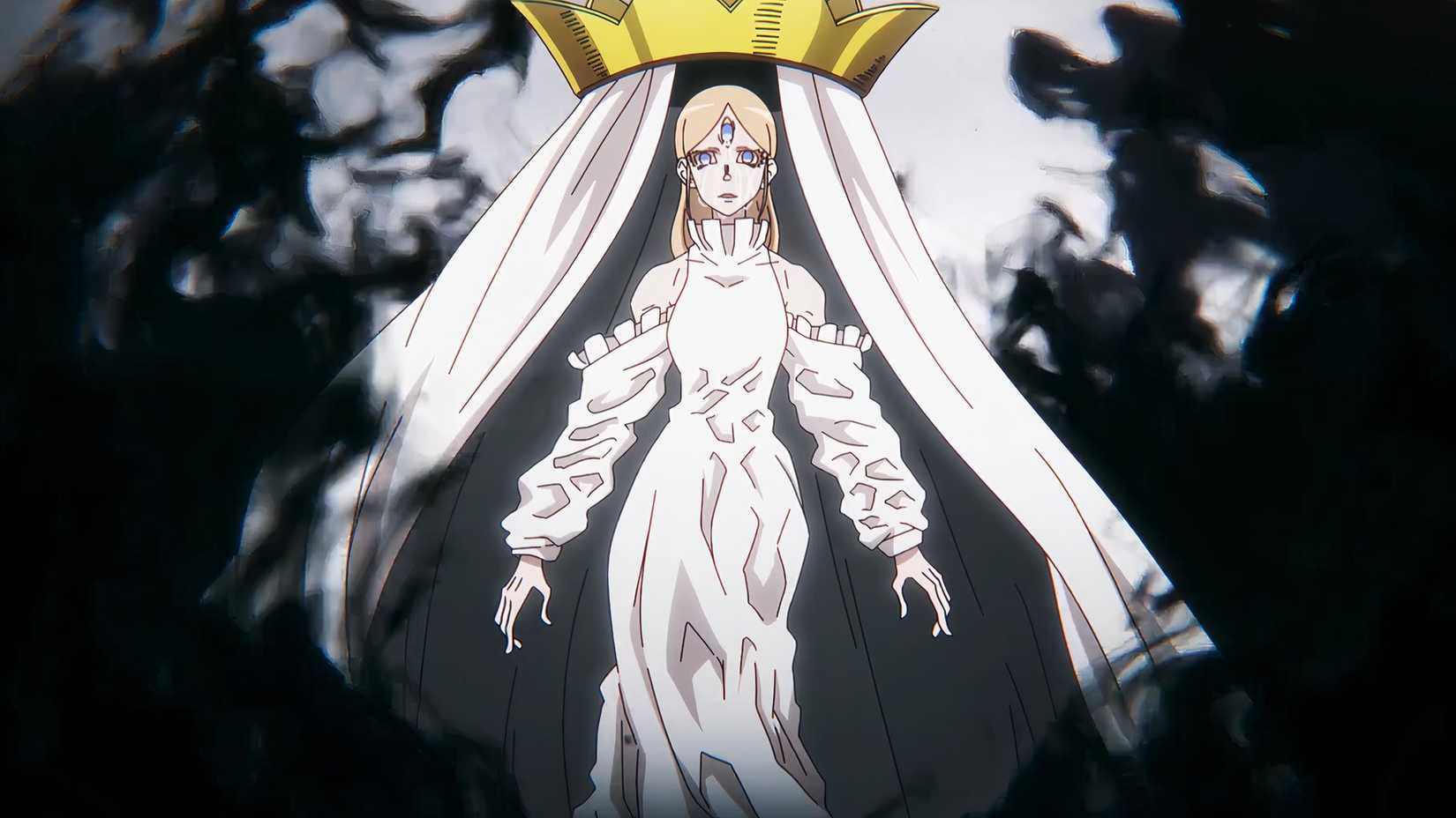 The form of Haumea and the Evangelist merged in Episode 24 of Fire Force Season 3