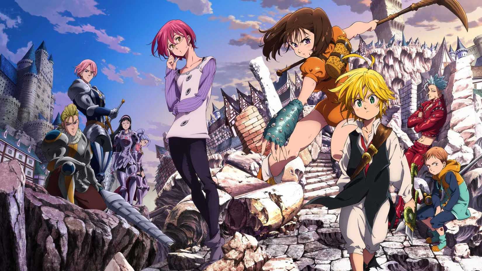 The Seven Deadly Sins anime main characters