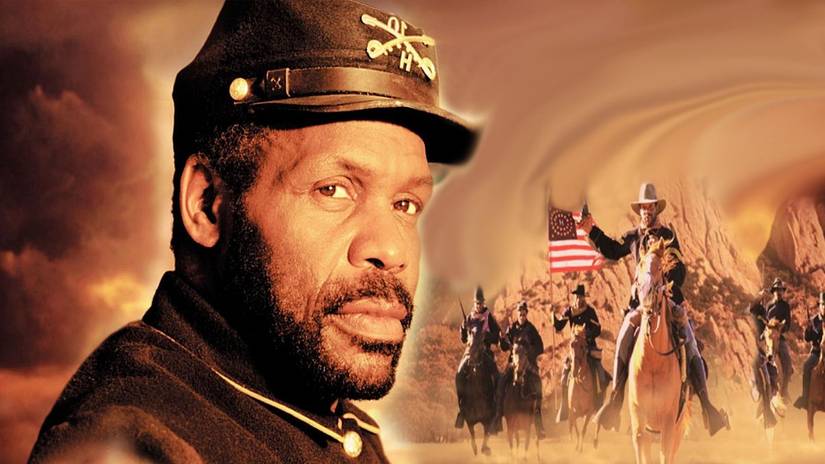 Danny Glover as Washington Wyatt on the poster of Buffalo Soldiers 1997