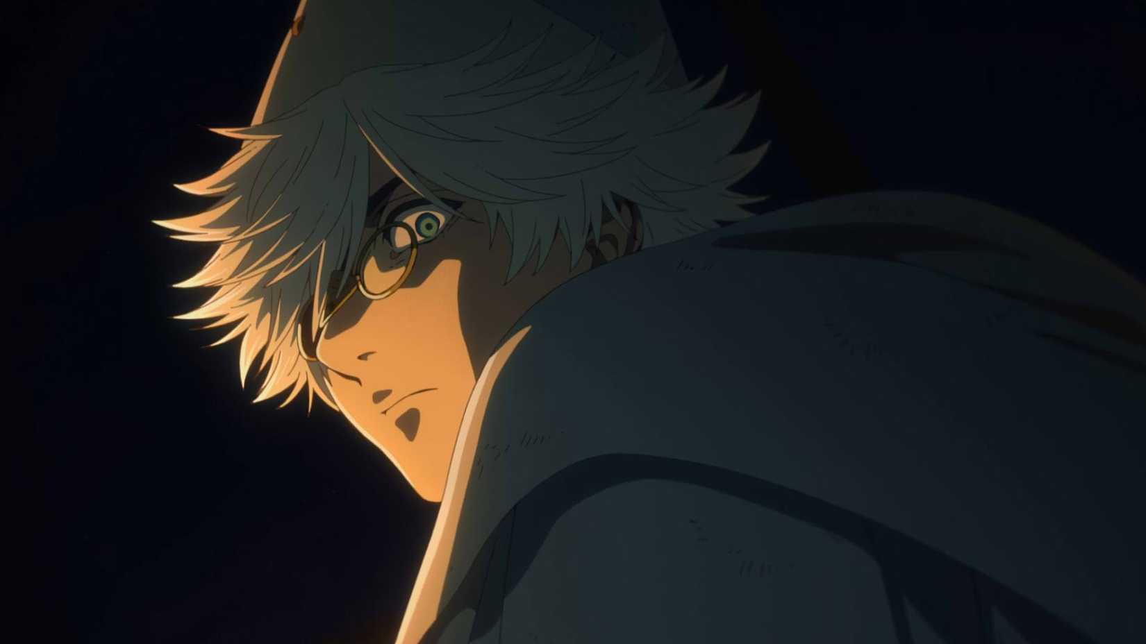 Qifrey regarde Nolnoa dans l'épisode 5 de Witch Hat Atelier.