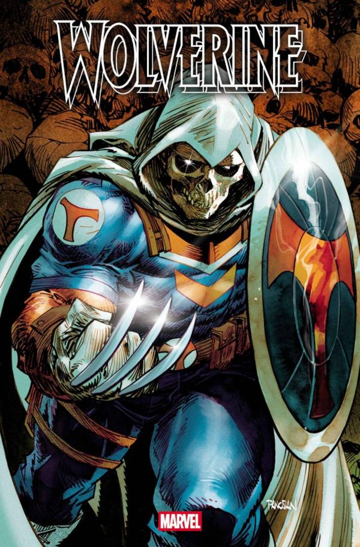 Taskmaster wielding Wolverine's claws on the cover of Wolverine #23