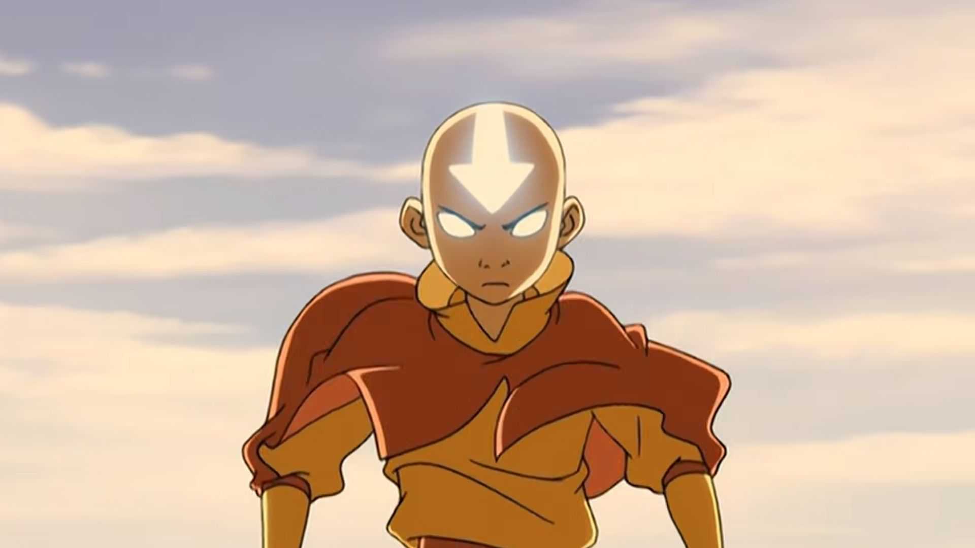 Aang's threatening Avatar State in Avatar: The Last Airbender