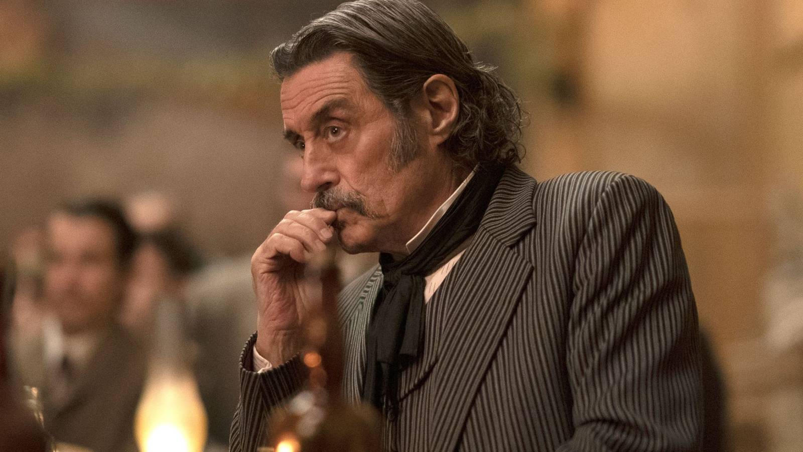 Ian McShane as Al Swearengen in Deadwood.