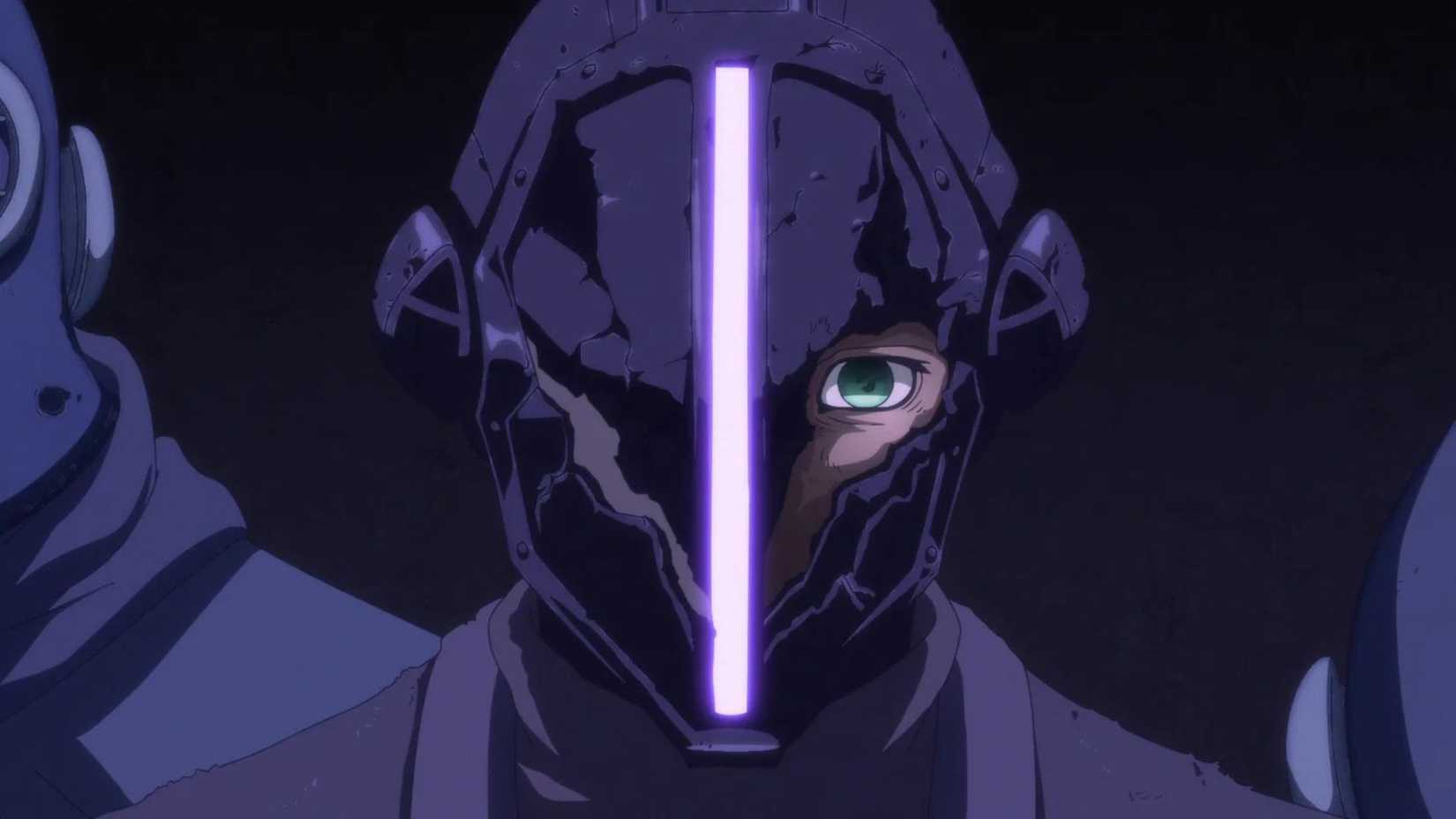 Bondrewd porte un masque dans Made in Abyss