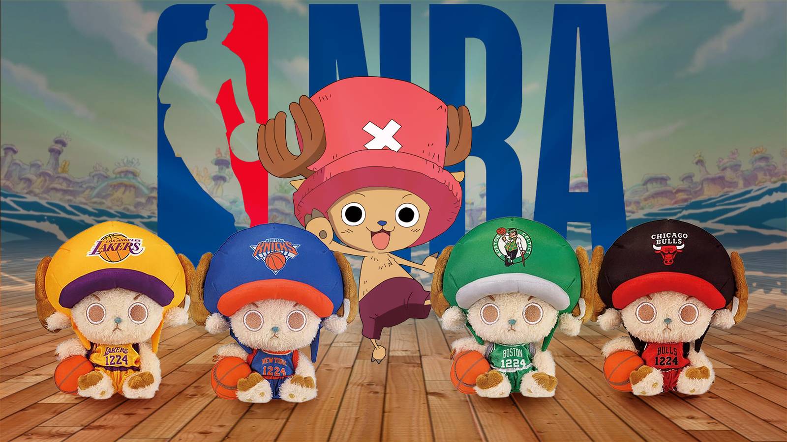 Chopper Officially Returns to the NBA in New One Piece Crossover Collection