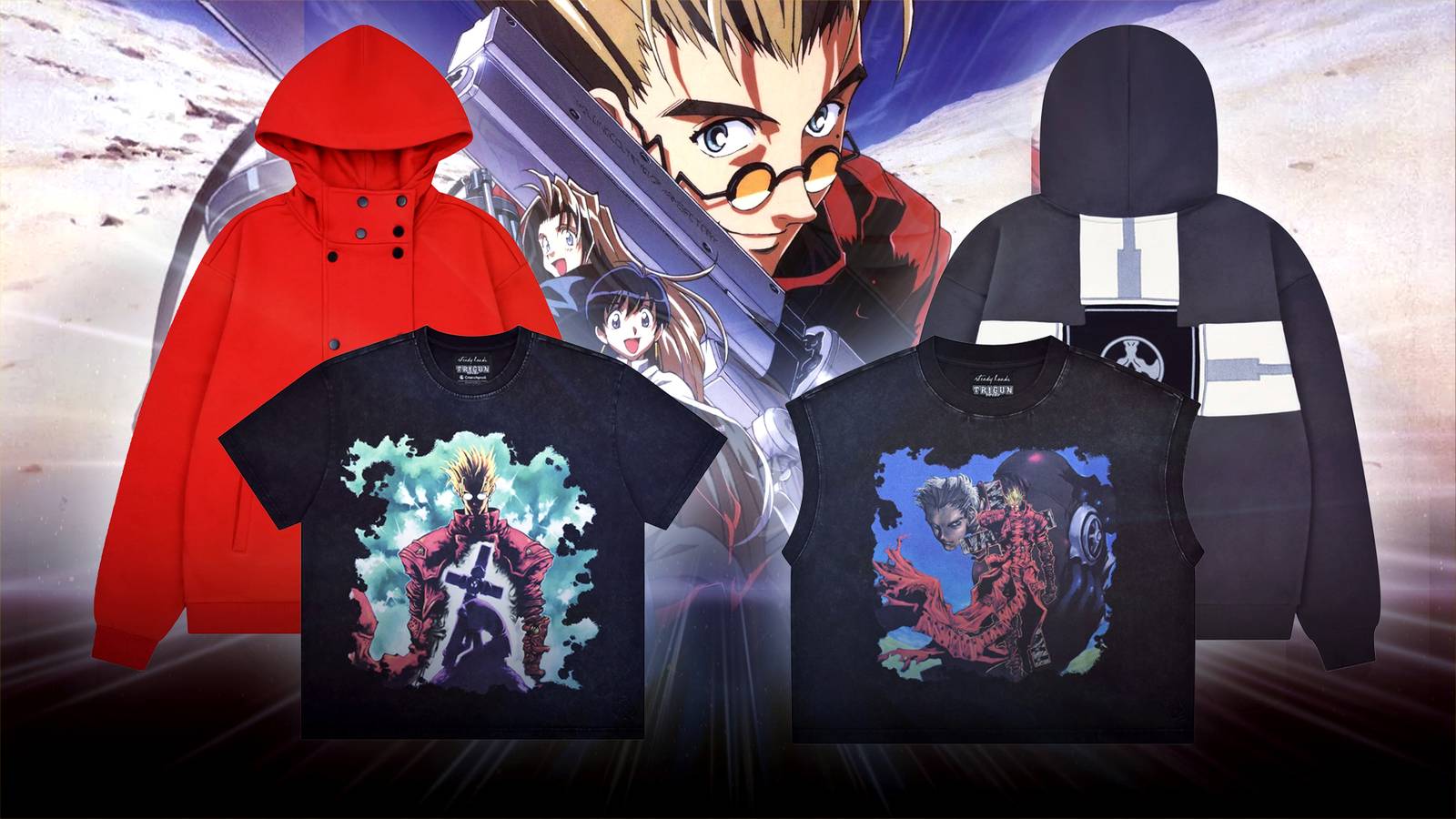 Crunchyroll Unveils New Trigun Apparel Collection Worthy of the '$60 ...