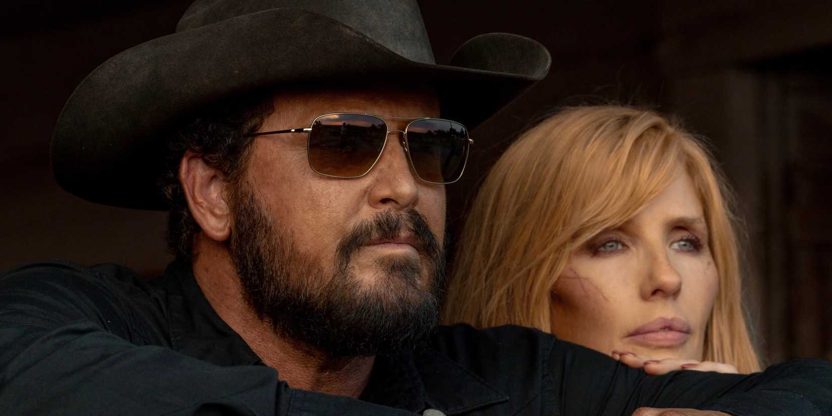 Rip Wheeler (Cole Hauser) and Beth Dutton (Kelly Reilly) on Dutton Ranch