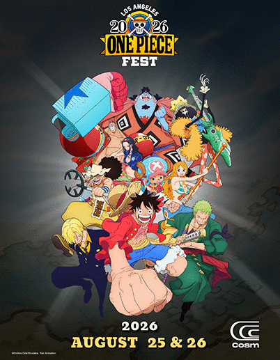 Illustration officielle du prochain événement One Piece Fest 2026 prévu en août 2026 aux États-Unis