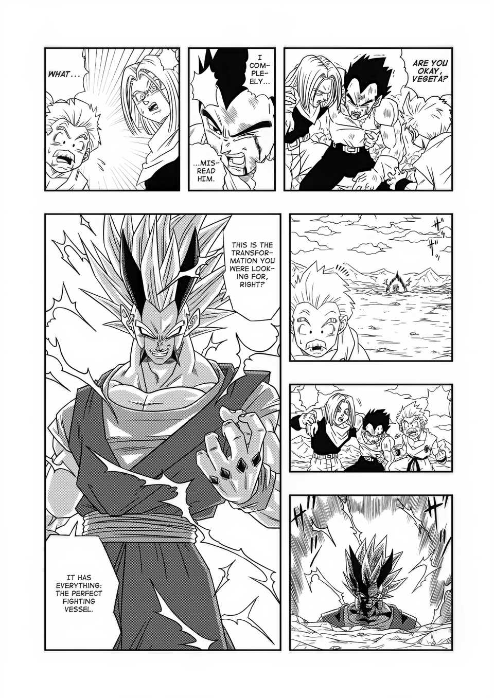 Xicor reaches Super Saiyan 5 in Toyotarou's Dragon Ball AF series as Toyble