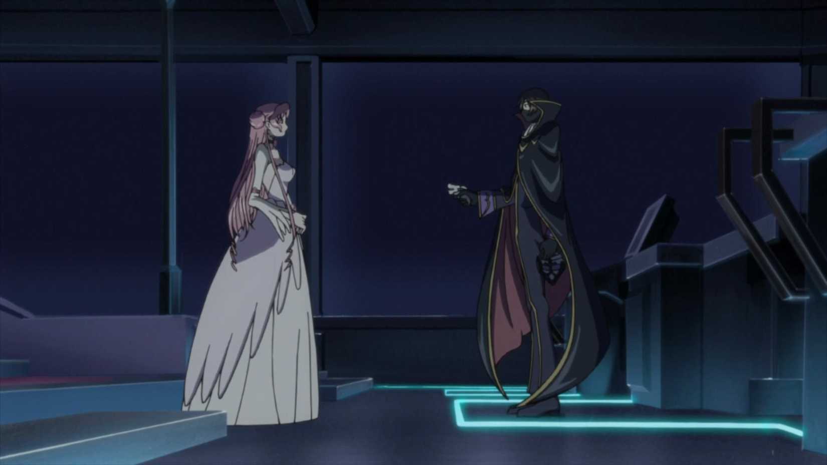 Lelouch accidentally uses his Geass on Euphemia in Code Geass
