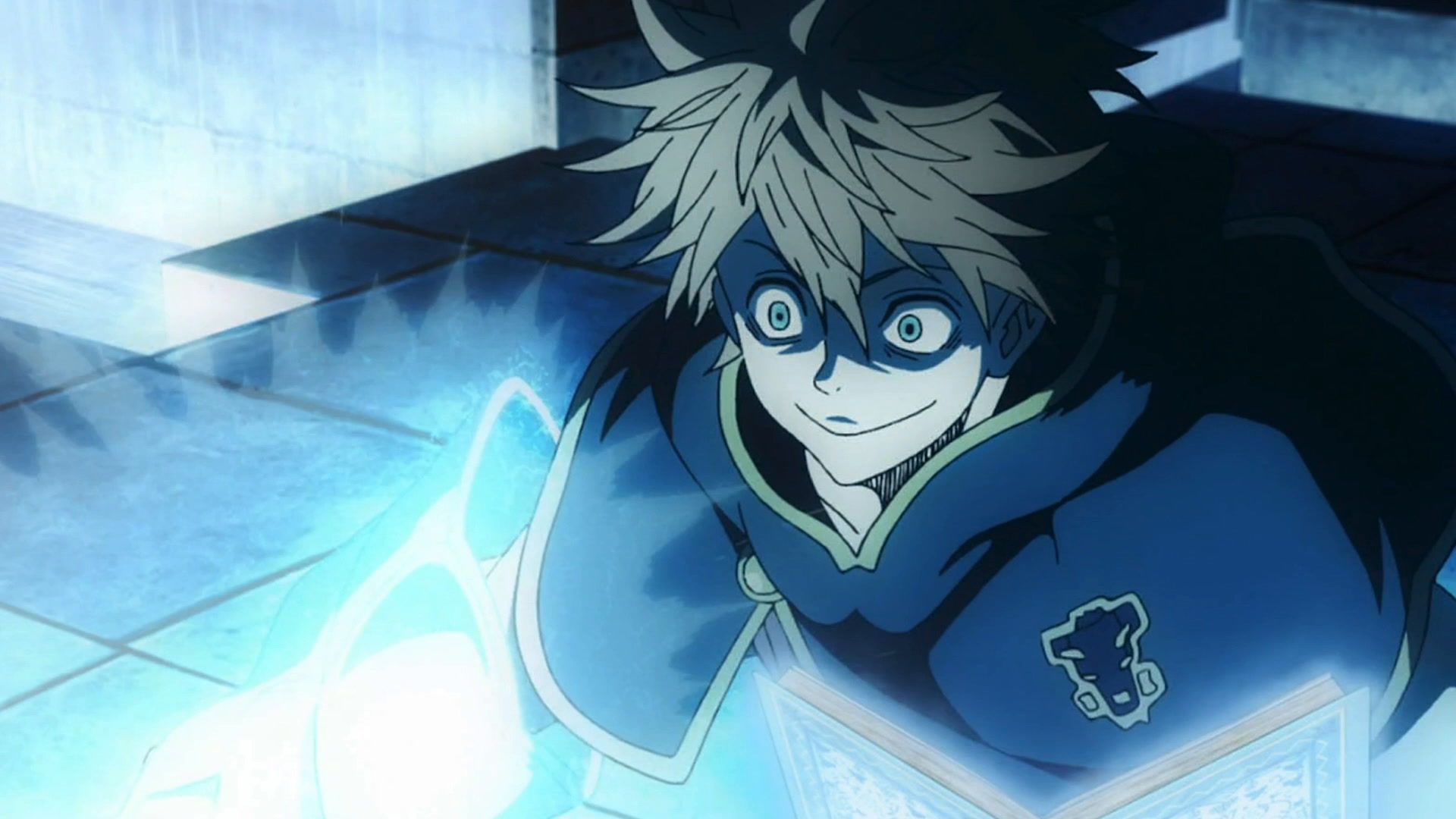 Luck Voltia utilise la magie de la foudre dans Black Clover