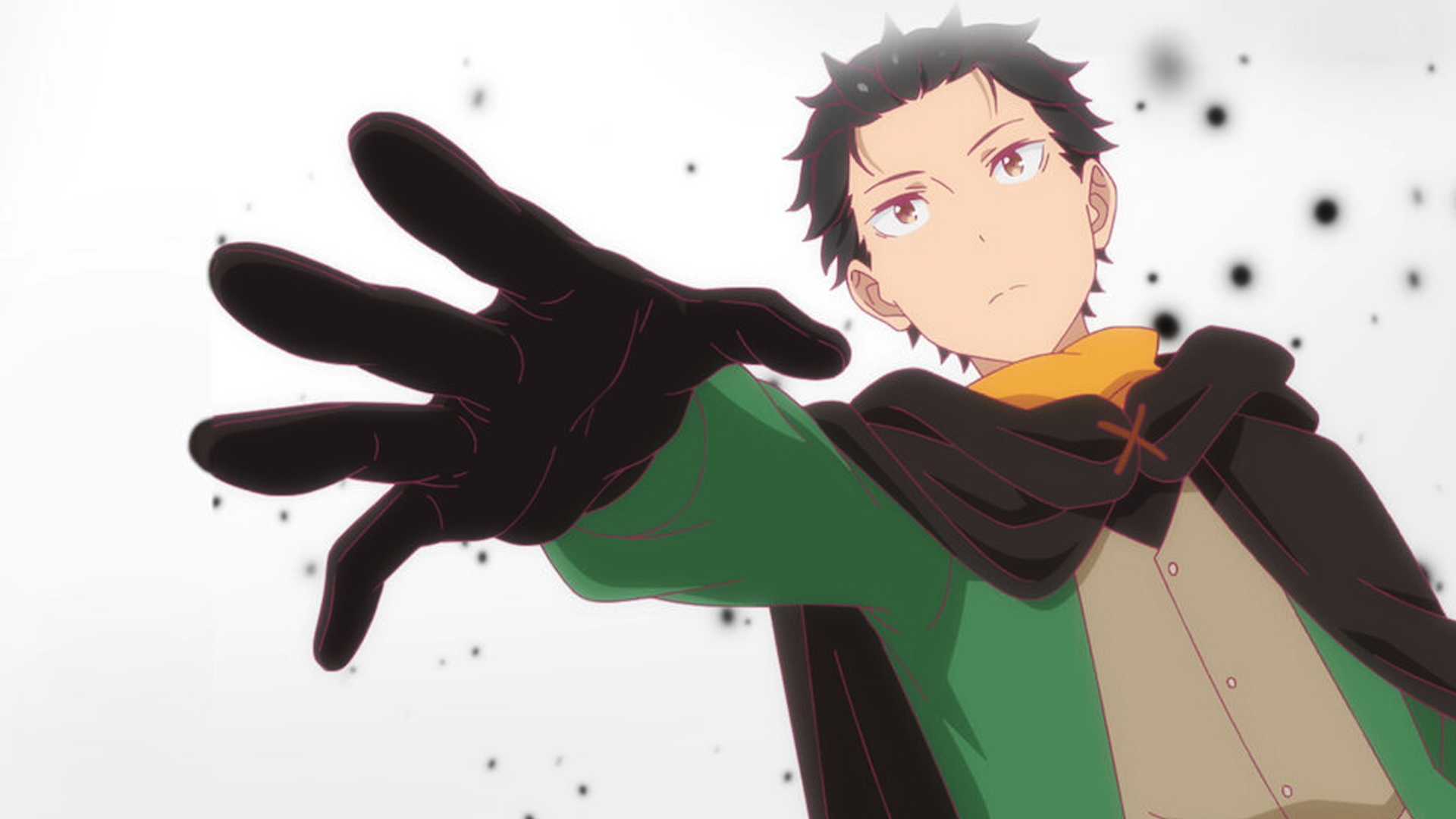 Natsuki Subaru holds out a hand to help in Re:ZERO - Starting Life in Another World.