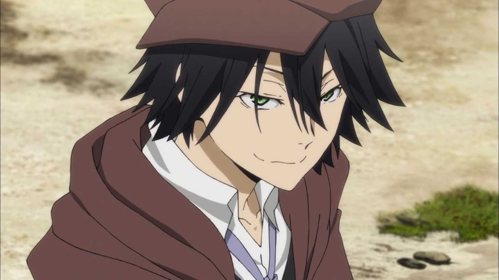 Ranpo Edogawa fait une expression suffisante dans Bungo Stray Dogs.
