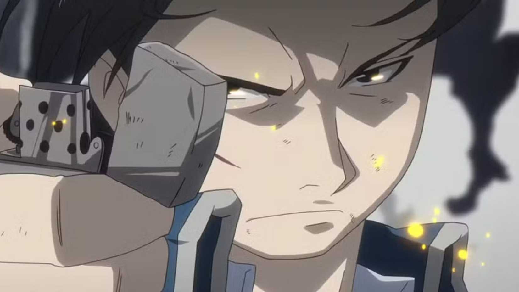 Roy Mustang combat Envy dans Fullmetal Alchemist : Brotherhood.