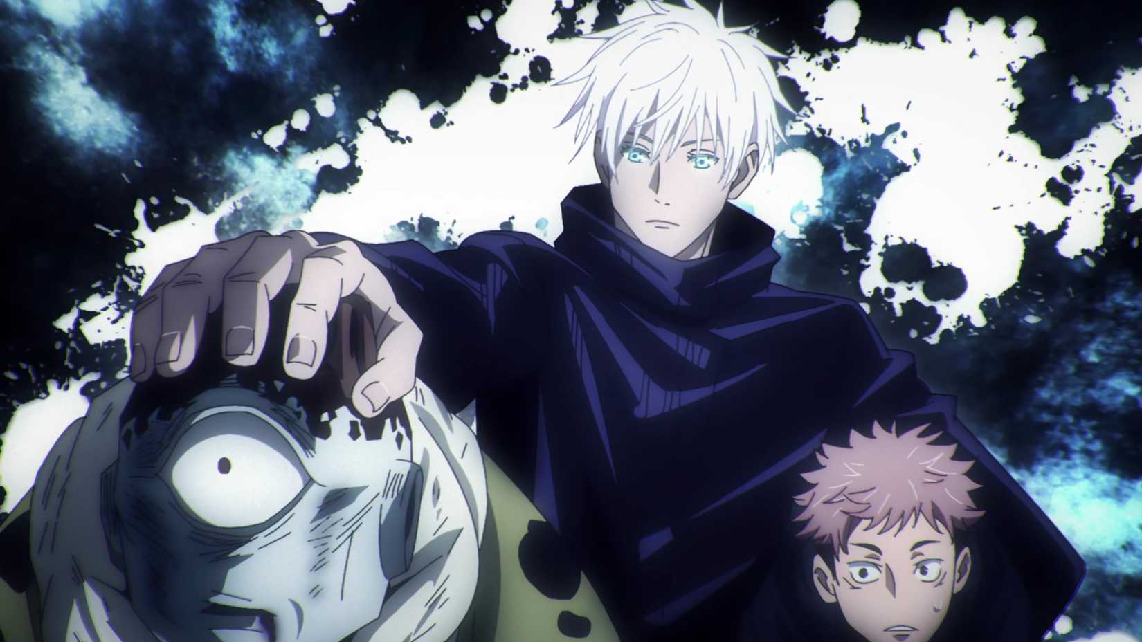 Satoru Gojo teaches Yuji Unlimited Void by holding Jogo hostage in Jujutsu Kaisen