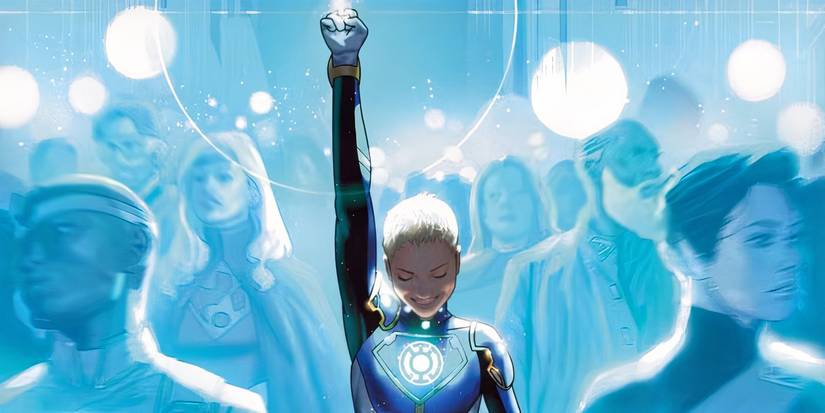  Survive Cover issue #3 Kara as a Blue Lantern