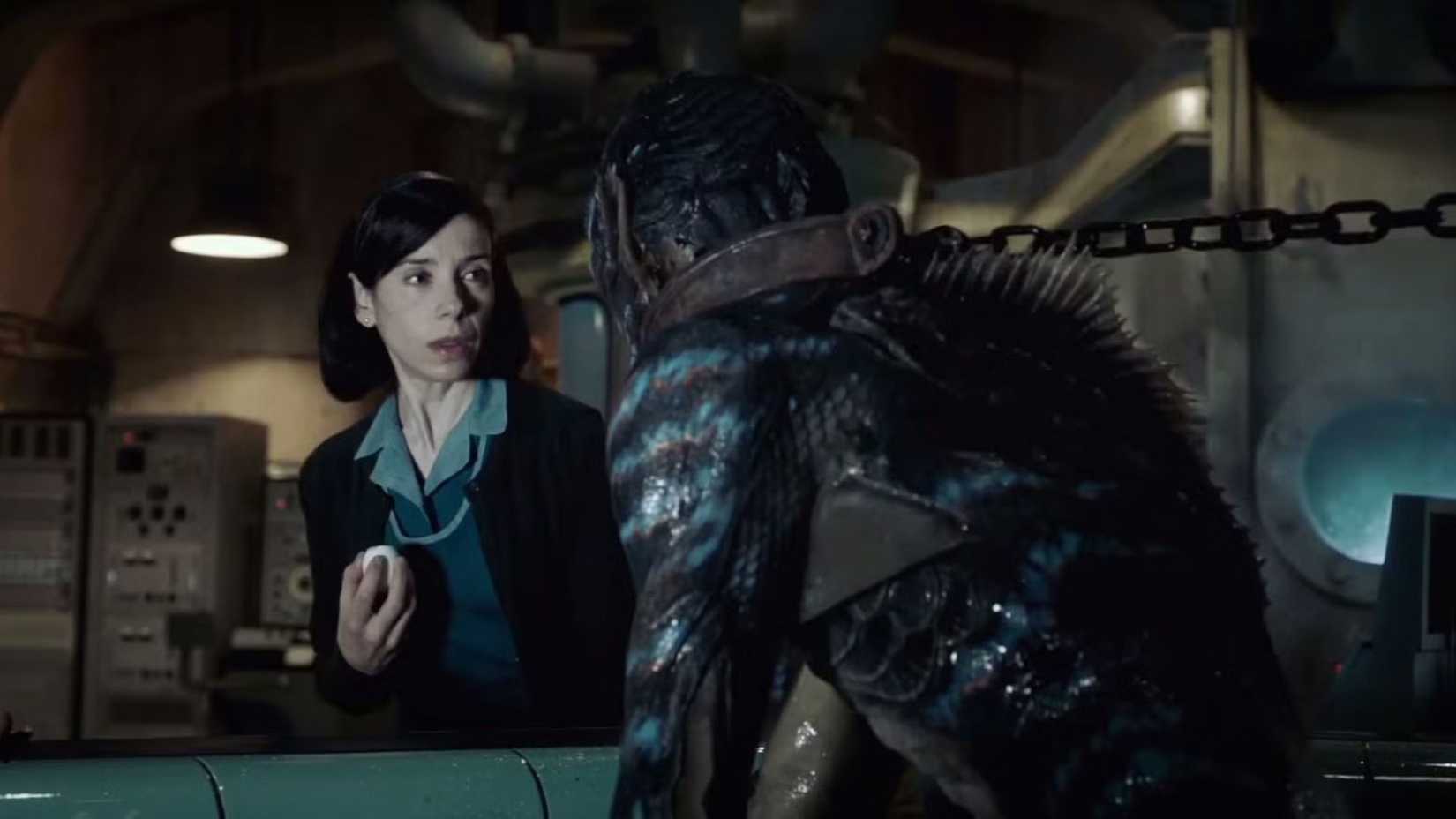 Elisa and Amphibian Man in The Shape of Water