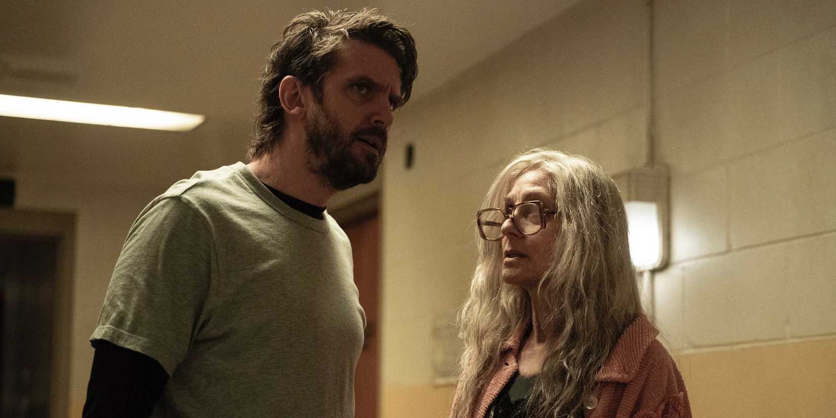 Pepper (Dan Stevens) and Dorry (Judith Light) on The Terror: Devil in Silver